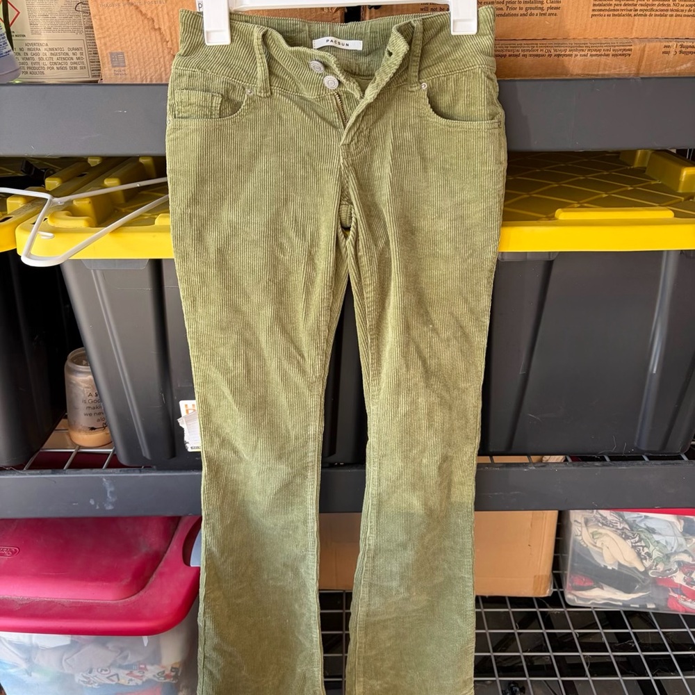 PacSun Olive Corduroy Pants